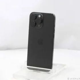 〔中古品〕 iPhone16 Pro Max 256GB ブラックチタニウム MYWG3J／A SIMフリー【368】