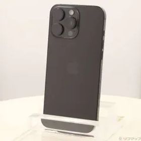 〔中古品〕 iPhone16 Pro Max 256GB ブラックチタニウム MYWG3J／A SIMフリー【198】