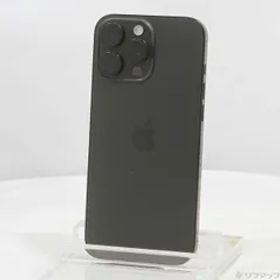 〔中古品〕 iPhone16 Pro Max 256GB ブラックチタニウム MYWG3J／A SIMフリー【348】