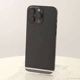 〔中古品〕 iPhone16 Pro Max 512GB ブラックチタニウム MYWL3J／A SIMフリー【352】