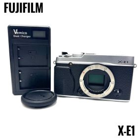動作良好 FUJIFILM フジフィルムX-E1 ミラーレス 一眼 シルバー