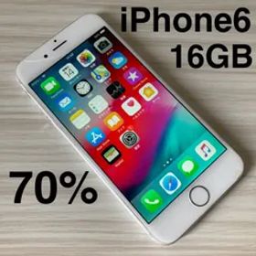 iPhone6 16GB Silver バッテリー70% au