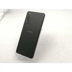 【中古】SONY au 【SIMフリー】 Xperia 10 IV ブラック 6GB 128GB SOG07【ECセンター】保証期間1ヶ月【ランクC】