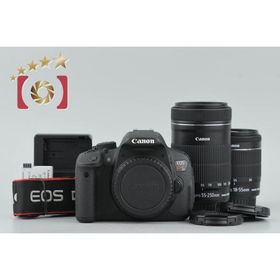 【中古】Canon キヤノン EOS Kiss X7i ダブルズームキット