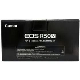 キヤノン Canon ミラーレス一眼カメラ EOS R50 V・RF-S14-30 IS STM PZ レンズキット(レンズセット) ブラック 【新品】 42511K251
