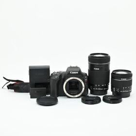 ＜良品＞ Canon EOS Kiss X9 ダブルズームキット ブラック(デジタル一眼)