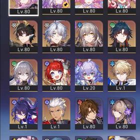 引退アカウント キャストリス＋餅 長夜月＋餅 ヒアンシー＋餅 キュレネ＋餅 トリビー1凸餅 など | 崩壊スターレイル(崩スタ)のアカウントデータ、RMTの販売・買取一覧