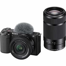ソニー デジタルカメラ「VLOGCAM ZV-E10」ダブルズームレンズキット（ブラック） ZV-E10X-B SONY