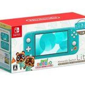 【中古】ニンテンドースイッチハード Nintendo Switch Lite本体 あつまれ どうぶつの森セット -まめきち＆つぶきちアロハ柄-