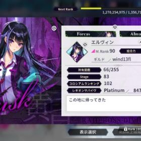 R15体/SR27体/UR22体/LR2体/ランク90/姫石1080個/ステージ84 /値下げOK | ファンキル(ファントムオブキル)のアカウントデータ、RMTの販売・買取一覧