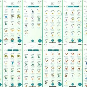 TL50✨8,9,10,11,12,14,16,18,17,19レジェンドポーズ✨伝説100％：25 | ポケモンGOのアカウントデータ、RMTの販売・買取一覧