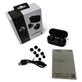 ◯ ジェイブイシーケンウッド JVCケンウッド ワイヤレスイヤホン HA-FW1000T ブラック 最大27h再生 720-3137(ヘッドフォン/イヤフォン)