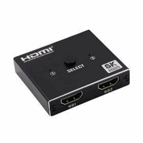 HDMI 分配器 1入力2出力 HDMI 2.1 切替器 2入力1出力 サポート双方向 8K@60HZ HDR for Xbox シリーズ PS5/PS4/PS3 Roku Apple TV PC Fire Stick 送料無料