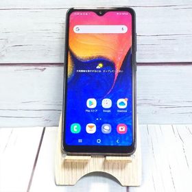 au Galaxy A20 SCV46 Black 本体 白ロム SIMロック解除済み SIMフリー C423360