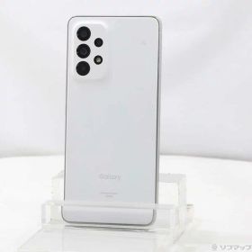 【中古】GALAXY(ギャラクシー) Galaxy A53 5G 128GB オーサムホワイト SCG15 au SIMフリー 【258-ud】