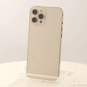 〔中古品〕 iPhone12 Pro Max 128GB ゴールド MGCW3J／A SIMフリー【348】