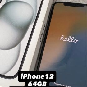 iPhone 12 64GB SIMロック解除済 美品ブラック