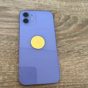 美品 Apple iPhone 12 紫 パープル 本体