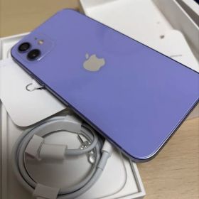 iPhone12 64GB パープル SIMロックなし 箱付き バッテリー87%