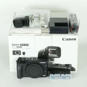 [美品 | バッテリー2個付｜注意事項あり] Canon EOS M3 ボディEVFキット ブラック | キヤノンEF-Mマウント
