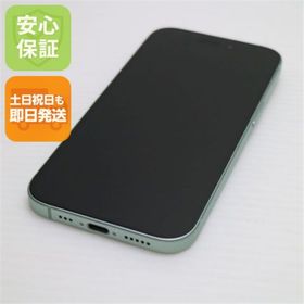 アイフォーン(iPhone)の新品同様 SIMフリー iPhone15 128GB グリーン M666(スマートフォン本体)