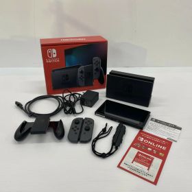 【中古品】 Nintendo Switch (2022モデル) ニンテンドースイッチ Joy-Con(L)/(R) ホワイト ゲームハード 家庭用ゲーム機 034-250914-ts-4-tei カラー：グレー 万代Net店