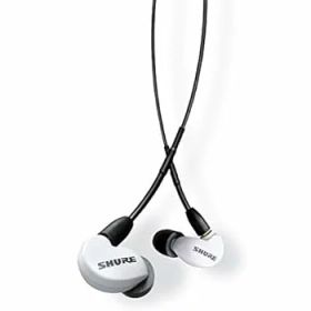 【中古】SHURE シュア イヤホン AONIC 215 有線 マイク SE215DYWH+UNI-A ホワイト 高遮音性 ゲーム ゲーミング スペシャルエディション カナル型 ワイヤ
