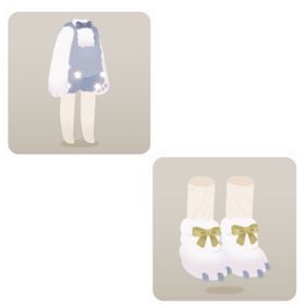 もこもこベアサロペット＆もこもこベアシューズ | リヴリーアイランドのアイテム、RMTの販売・買取一覧