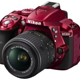 【中古】Nikon ニコン D5300 18-55 VR II レンズキット レッド