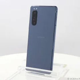 〔中古品〕 Xperia 5 II 128GB ブルー SOG02 auロック解除SIMフリー【377】