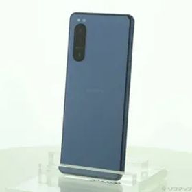 〔中古品〕 Xperia 5 II 128GB ブルー SOG02 auロック解除SIMフリー【352】