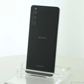 〔中古品〕 Xperia 10 IV 128GB ブラック SO-52C docomo SIMフリー【305】