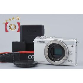 【中古】Canon キヤノン EOS M100 ホワイト ミラーレス一眼カメラ