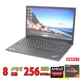中古美品 フルHD 15.6インチ Lenovo ThinkPad E15 Gen3 Type-20YH / Windows11/ 高性能 AMD Ryzen 5-5500u/ 8GB/ 爆速NVMe式256GB-SSD/ カメラ/ 無線Wi-Fi6/ Office付き/ Win11【中古ノートパソコン 中古パソコン 中古PC】税込送料無料 あす楽対応 即日発送