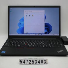 Lenovo ThinkPad E15 Gen2 Core i5 1135G7 2.4GHz/8GB/256GB(SSD)/15.6W/FHD(1920x1080)/Win11【中古】【20250930】