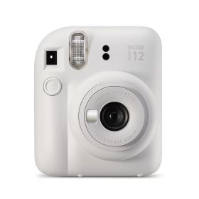 【チェキ】FUJIFILM フジフィルム instax mini12 クレイホワイト