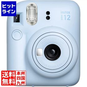 富士フィルム instax mini 12 チェキ パステルブルー