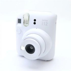 【中古】 《美品》 FUJIFILM instax mini 12 クレイホワイト