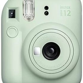 【中古】［非常に良い］富士フイルム(FUJIFILM) チェキ インスタントカメラ instax mini 12 ミントグリーン INS MINI 12 GREEN