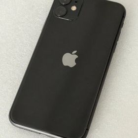 Apple iPhone 11 ブラック 本体 64GB 電池100% ケース付