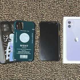 iPhone11 128GB パープル SIMフリー(訳あり)