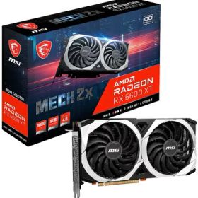 【中古】 MSI Radeon RX 6600 XT MECH 2X 8G OC グラフィックスボード VD7841 ブラック