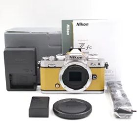 ■シャッター数74枚！新品同様■ Nikon Z fc ボディ マスタードイエロー プレミアムエクステリア張替済み シルバー ミラーレス一眼カメラ ニコン
