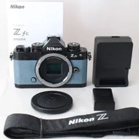 ☆プレミアムエクステリア張替済（チョークブルー・受付終了カラー）・ショット数5882☆ Nikon Z fc ボディ ブラック Zfc #2856