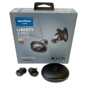 アンカー Anker Soundcore Liberty 3 Pro ミッドナイトブラック 完全ワイヤレスイヤホン Bluetooth 5.2 ウルトラノイズキャンセリング 2.0 ハイレゾ LDAC マルチポイント接続 ワイヤレス充電 ①