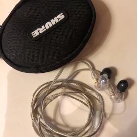 Shure se215-cl-a 有線イヤホン 透明クリア