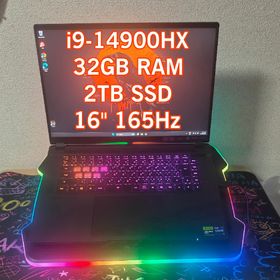 ギガバイト(GIGABYTE)のGigabyte Aorus 16x 16型 32GB 2TB RTX 4070(ノートPC)