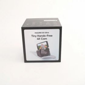 【中古】ソノタ Insta360 GO Ultra スタンダードバンドル ミッドナイトブラック(CINSABEA-GOULT ランク：AB「カメラのナニワ なんばマルイ店在庫」【中古ウェアラブルカメラ・アクションカム】商品コード：2221240061721