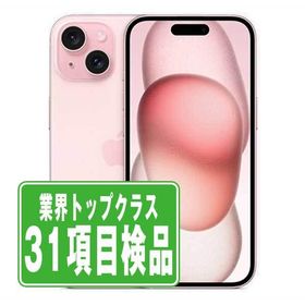 iPhone15 Plus 128GB ピンク SIMフリー 中古 本体 良品 スマホ 7日間返品OK あすつく ip15plmtm2514