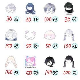 ② 髪 ヘア まとめ売り バラ売り 10円〜 販売 | ピグパ(ピグパーティ)のアカウントデータ、RMTの販売・買取一覧